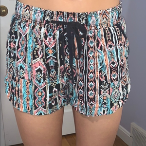 Aztec shorts‎ flowy soft summer forever 21